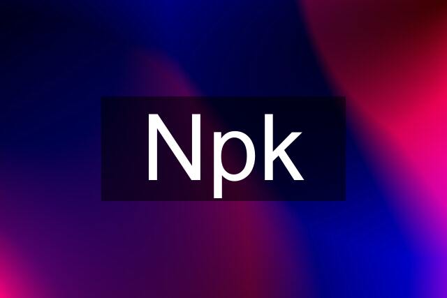 Npk