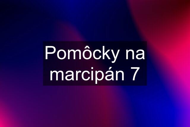 Pomôcky na marcipán 7