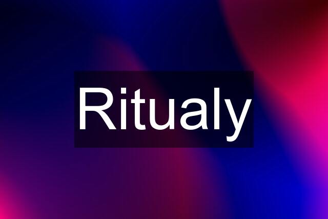 Ritualy