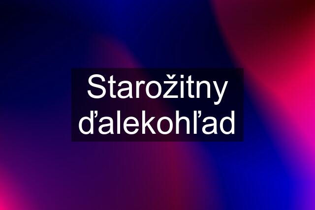 Starožitny ďalekohľad