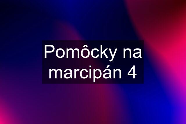 Pomôcky na marcipán 4