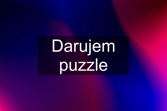 Darujem puzzle