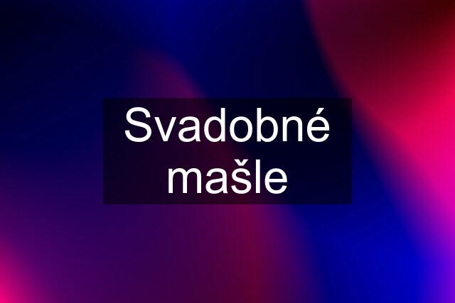 Svadobné mašle