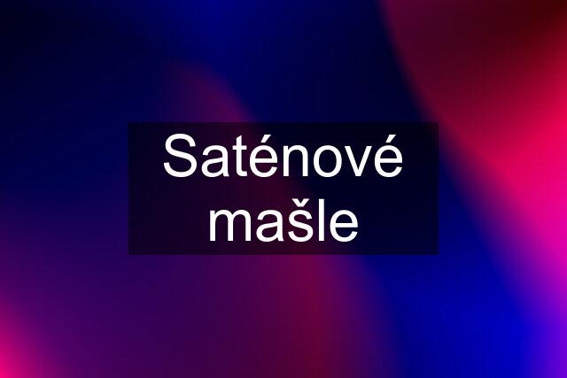 Saténové mašle