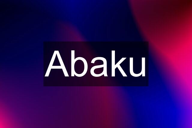 Abaku