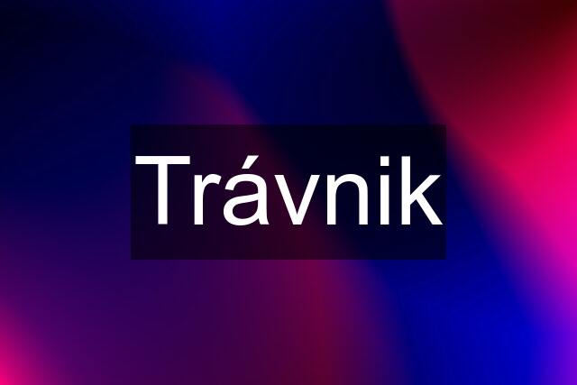 Trávnik