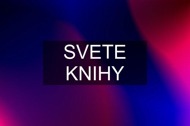 SVETE KNIHY