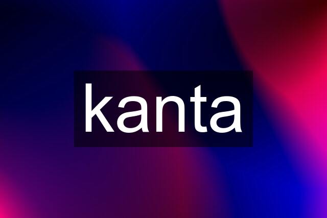 kanta