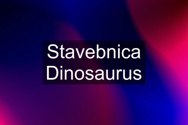 Stavebnica Dinosaurus