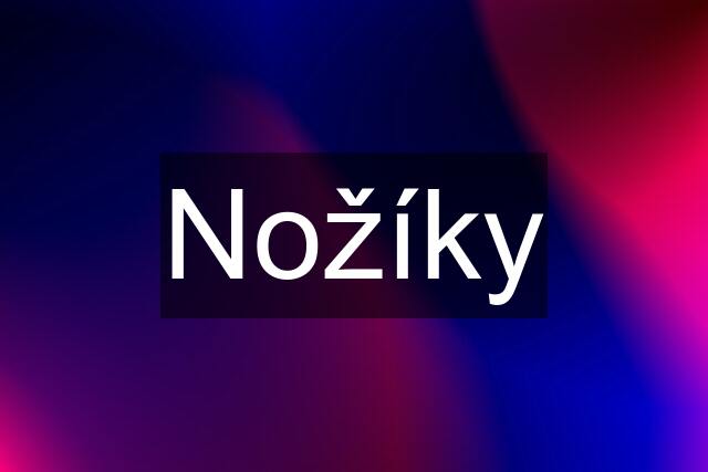 Nožíky