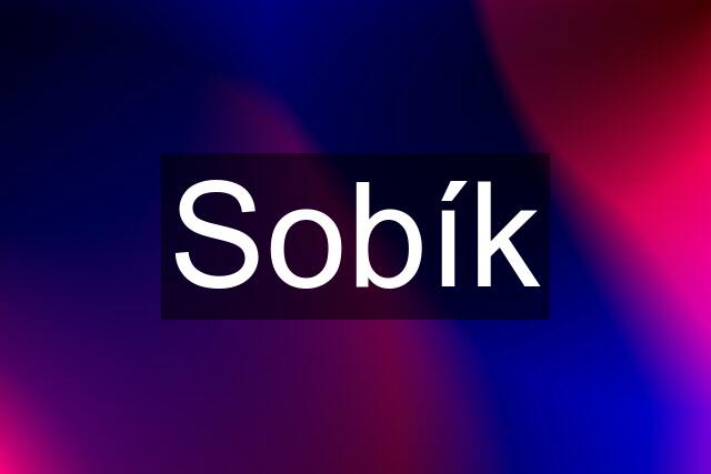 Sobík