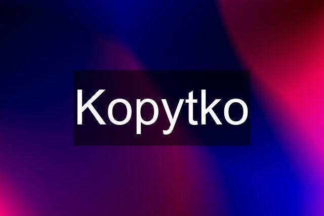 Kopytko