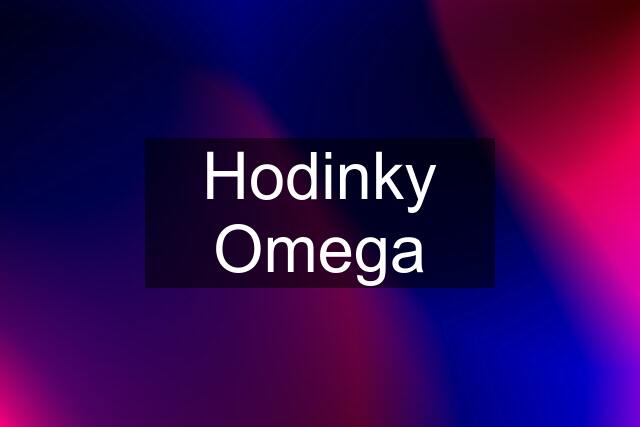 Hodinky Omega