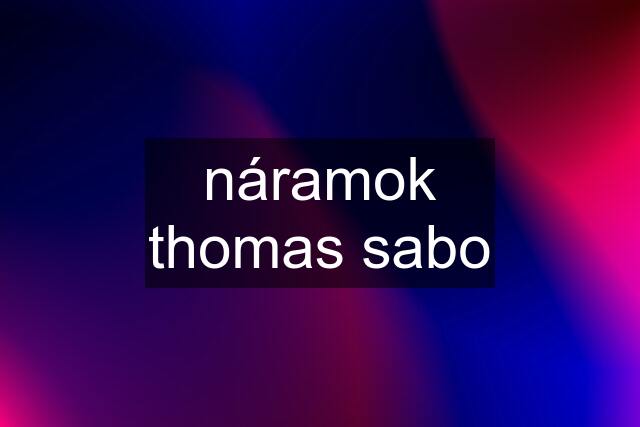 náramok thomas sabo