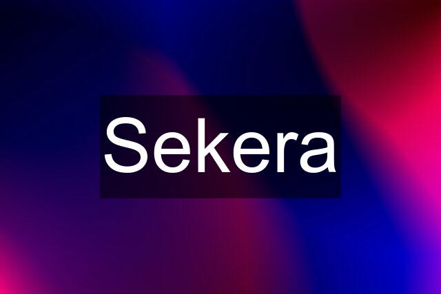 Sekera