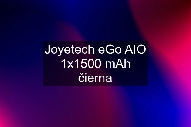 Joyetech eGo AIO 1x1500 mAh čierna