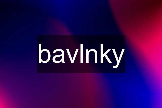 bavlnky