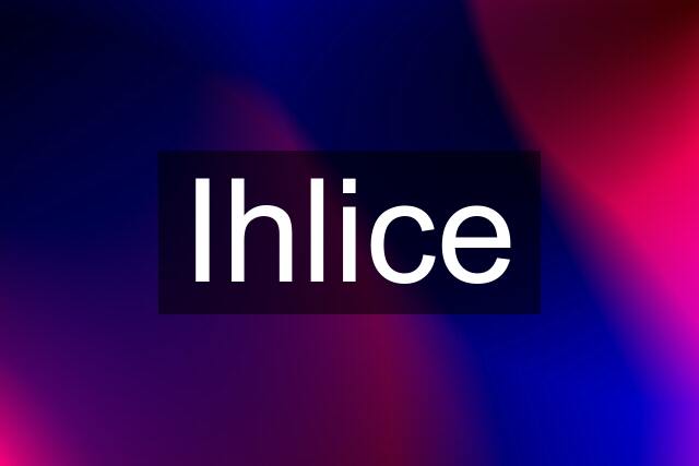 Ihlice