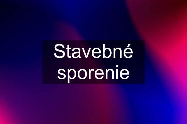 Stavebné sporenie