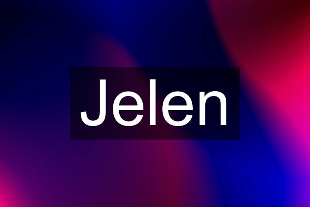 Jelen