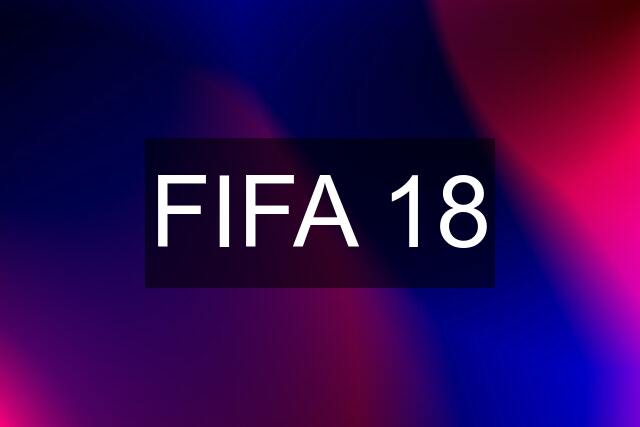 FIFA 18