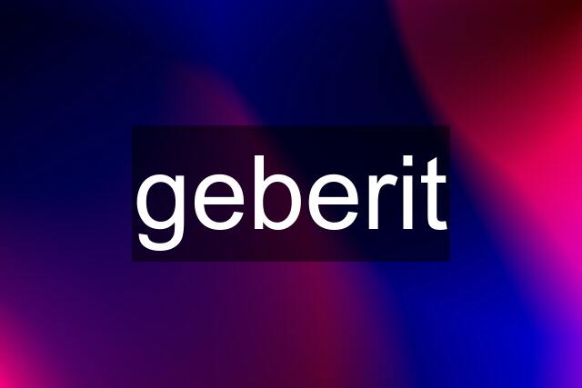 geberit