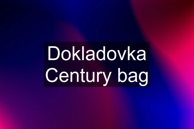 Dokladovka Century bag