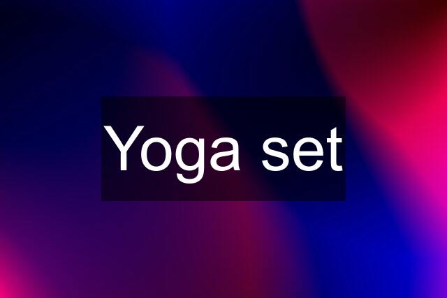 Yoga set