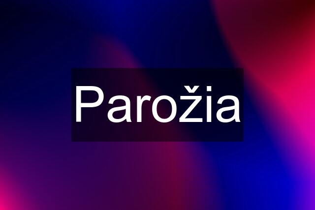 Parožia