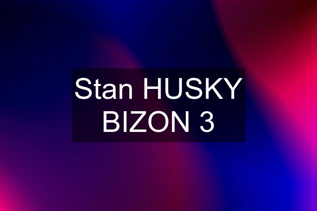 Stan HUSKY BIZON 3