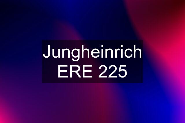 Jungheinrich ERE 225