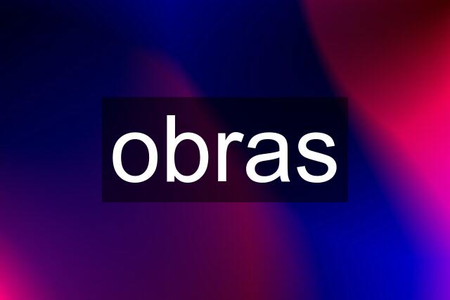 obras