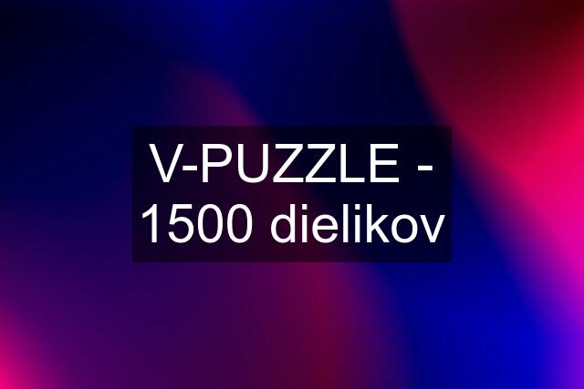 V-PUZZLE - 1500 dielikov