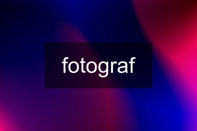 ✨fotograf✨