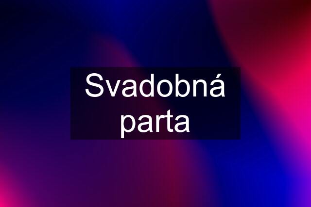 Svadobná parta