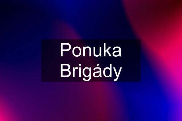 Ponuka Brigády