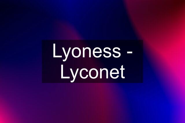 Lyoness - Lyconet