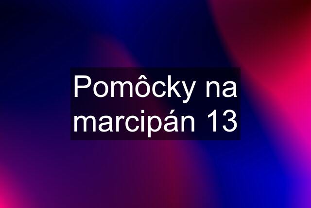 Pomôcky na marcipán 13