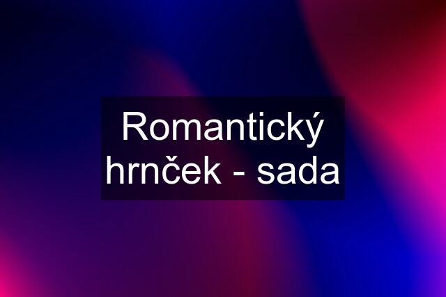 Romantický hrnček - sada