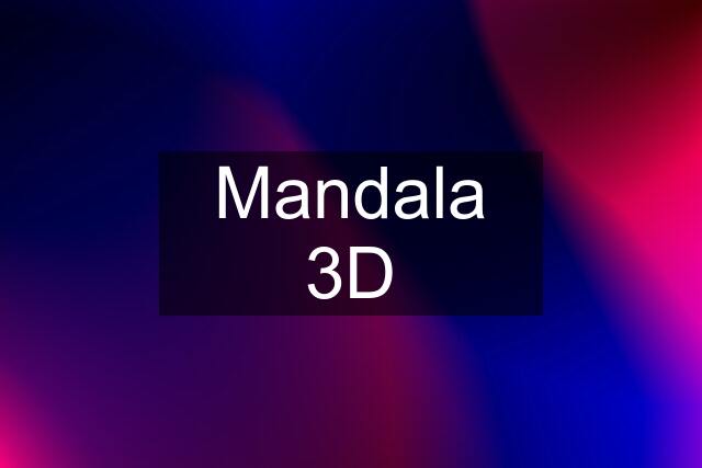 Mandala 3D