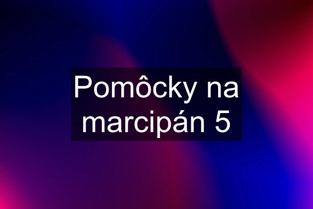 Pomôcky na marcipán 5