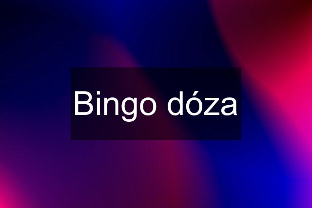 Bingo dóza