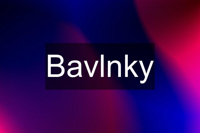 Bavlnky