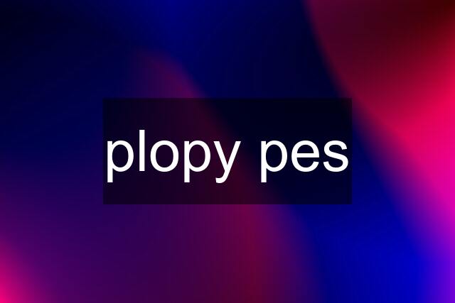 plopy pes