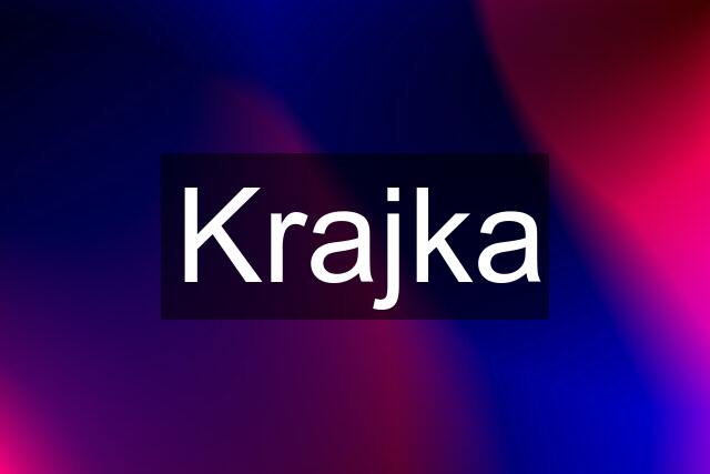 Krajka