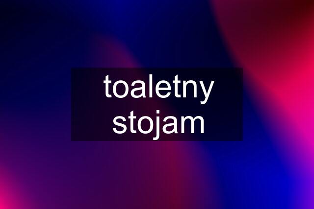 toaletny stojam