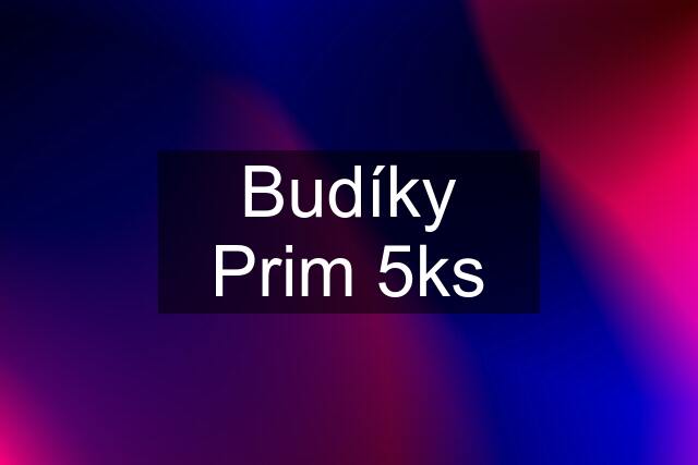 Budíky Prim 5ks