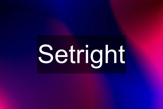 Setright