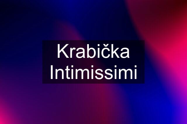 Krabička Intimissimi