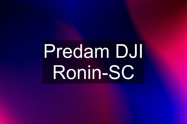 Predam DJI Ronin-SC